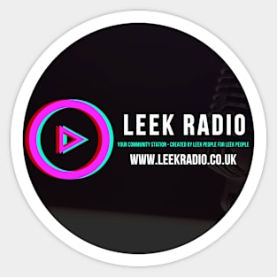 Leek Radio Logo Sticker